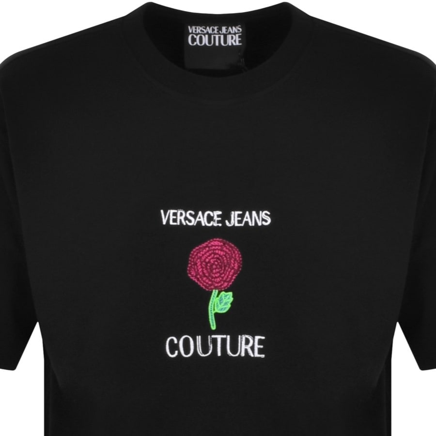 Versace Jeans Couture Logo T Shirt Black | Mainline Menswear